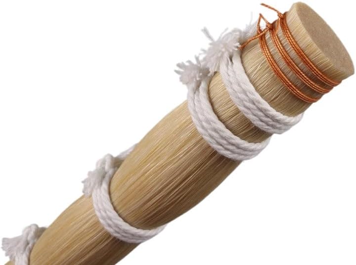 ModouString Store Violin bow horse hair White Horsetail Natural Mongolian Horse Hair Violin parts(250 g) - Image 3